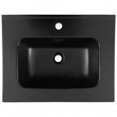 Раковина мебельная Aquanet Flat 60 чёрный матовый