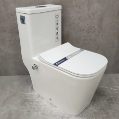 Унитаз Bloomix S-Line 2324SB/UF3 моноблок безободковый с функцией биде и смесителем