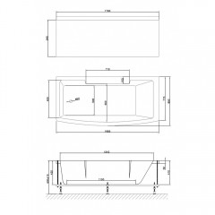 Ванна акриловая Royal Bath Fato RB326100 170x85