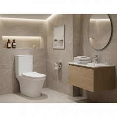 Унитаз Aquatek Лея AQ2716T-00 безободковый торнадо