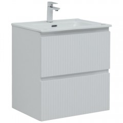Тумба под раковину Aquanet Джейн 60 белый матовый (Flat)
