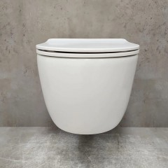 Инсталляция TECE 9400412 + унитаз Bloomix Diva MD1214SB/UF3 bidet black безободковый с функцией биде и смесителем