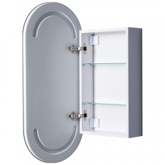Зеркало-шкаф Aquanet Монте 400x900 LED