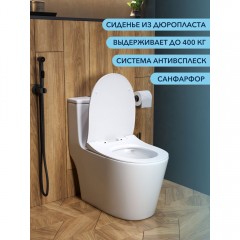 Унитаз Watersense Rita моноблок безободковый