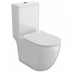 Унитаз Watersense Milana Vortex моноблок безободковый торнадо