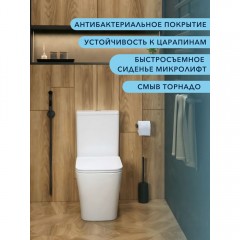 Унитаз Watersense Amelia Vortex безободковый торнадо