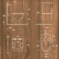 Унитаз Watersense Belinda Pro Vortex безободковый торнадо