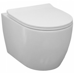 Унитаз подвесной Watersense Milana Vortex PP безободковый торнадо