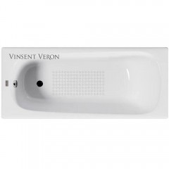 Ванна чугунная Vinsent Veron Concept VCO1657042-AS 165x70 с антискользящим покрытием