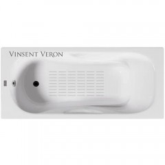 Ванна чугунная Vinsent Veron Aura VAU1707042-AS 170x70 с антискользящим покрытием