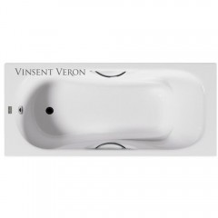 Ванна чугунная Vinsent Veron Aura VAU1707042H/VH0015CH 170x70 с ручками