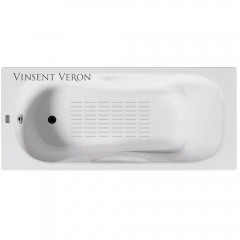 Ванна чугунная Vinsent Veron Aura VAU1707542-AS 170x75 с антискользящим покрытием