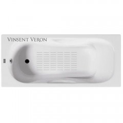 Ванна чугунная Vinsent Veron Aura VAU1808045-AS 180x80 с антискользящим покрытием
