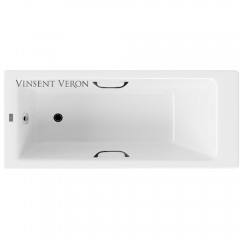 Ванна чугунная Vinsent Veron Tampa VTP1707042H/VH0012BL 170x70 с ручками