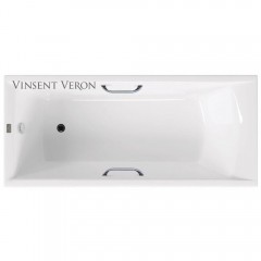 Ванна чугунная Vinsent Veron Devon VDV1807045H/VH0012CH 180x70 с ручками