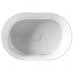 Раковина накладная Watersense Camila 46 белый