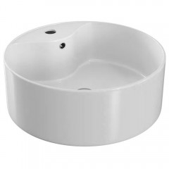 Раковина накладная Watersense Milana Pro D40 белый