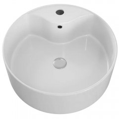Раковина накладная Watersense Milana Pro D40 белый