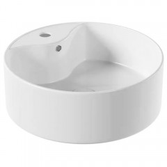 Раковина накладная Watersense Milana S D40 белый