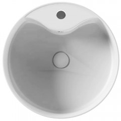 Раковина накладная Watersense Milana S D40 белый матовый