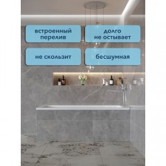 Ванна акриловая Watersense Eva Pro 150x70 белый
