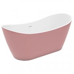 Ванна акриловая Watersense Jessie 170x80 розовый матовый