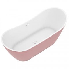 Ванна акриловая Watersense Jessie 170x80 розовый матовый