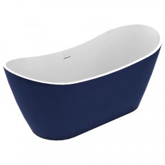 Ванна акриловая Watersense Jessie 170x80 синий матовый