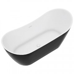 Ванна акриловая Watersense Jessie 170x80 чёрный матовый