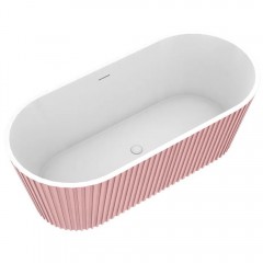 Ванна акриловая Watersense Lana 170x80 розовый матовый