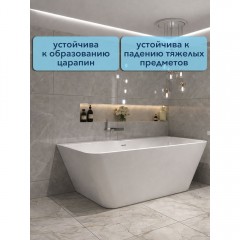 Ванна акриловая Watersense Mia 170x75 белый