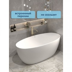 Ванна акриловая Watersense Milana 170x76 белый матовый