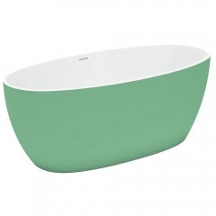 Ванна акриловая Watersense Milana 170x76 зелёный матовый