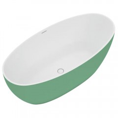 Ванна акриловая Watersense Milana 170x76 зелёный матовый