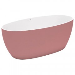 Ванна акриловая Watersense Milana 170x76 розовый матовый