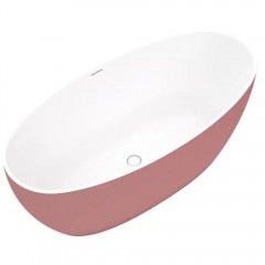 Ванна акриловая Watersense Milana 170x76 розовый матовый