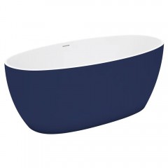 Ванна акриловая Watersense Milana 170x76 синий матовый