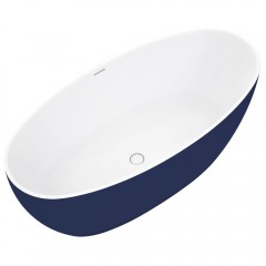 Ванна акриловая Watersense Milana 170x76 синий матовый