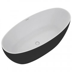 Ванна акриловая Watersense Milana 170x76 чёрный матовый