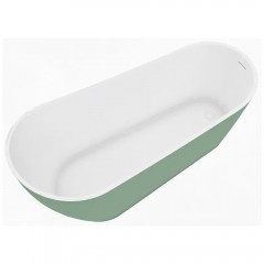 Ванна акриловая Watersense Rita 170x74 зелёный матовый