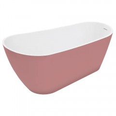 Ванна акриловая Watersense Rita 170x74 розовый матовый
