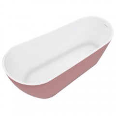 Ванна акриловая Watersense Rita 170x74 розовый матовый