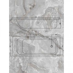 Ванна стальная Watersense Milana 170x70