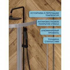 Душевой угол Watersense Milana 90 хром
