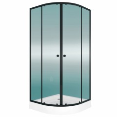 Душевой угол Watersense Milana 90 чёрный матовый