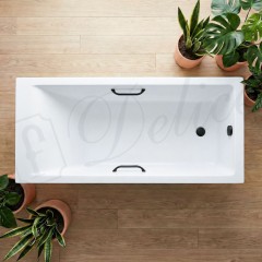 Ванна из литьевого мрамора Delice France Diapason Ultra 170x75 DLR330050RB-G с ручками