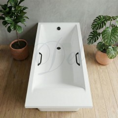Ванна из литьевого мрамора Delice France Diapason Ultra 170x80 DLR330051RB-G с ручками