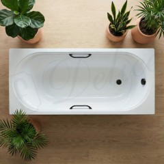 Ванна из литьевого мрамора Delice France Dolce 170x70 DLR330058RB-G с ручками
