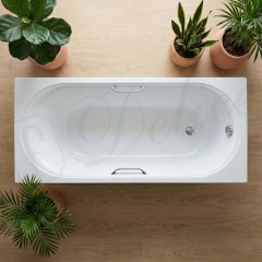 Ванна из литьевого мрамора Delice France Dolce 170x80 DLR330060R-G с ручками