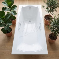Ванна из литьевого мрамора Delice France Veneto 170x75 DLR330061R-G с ручками